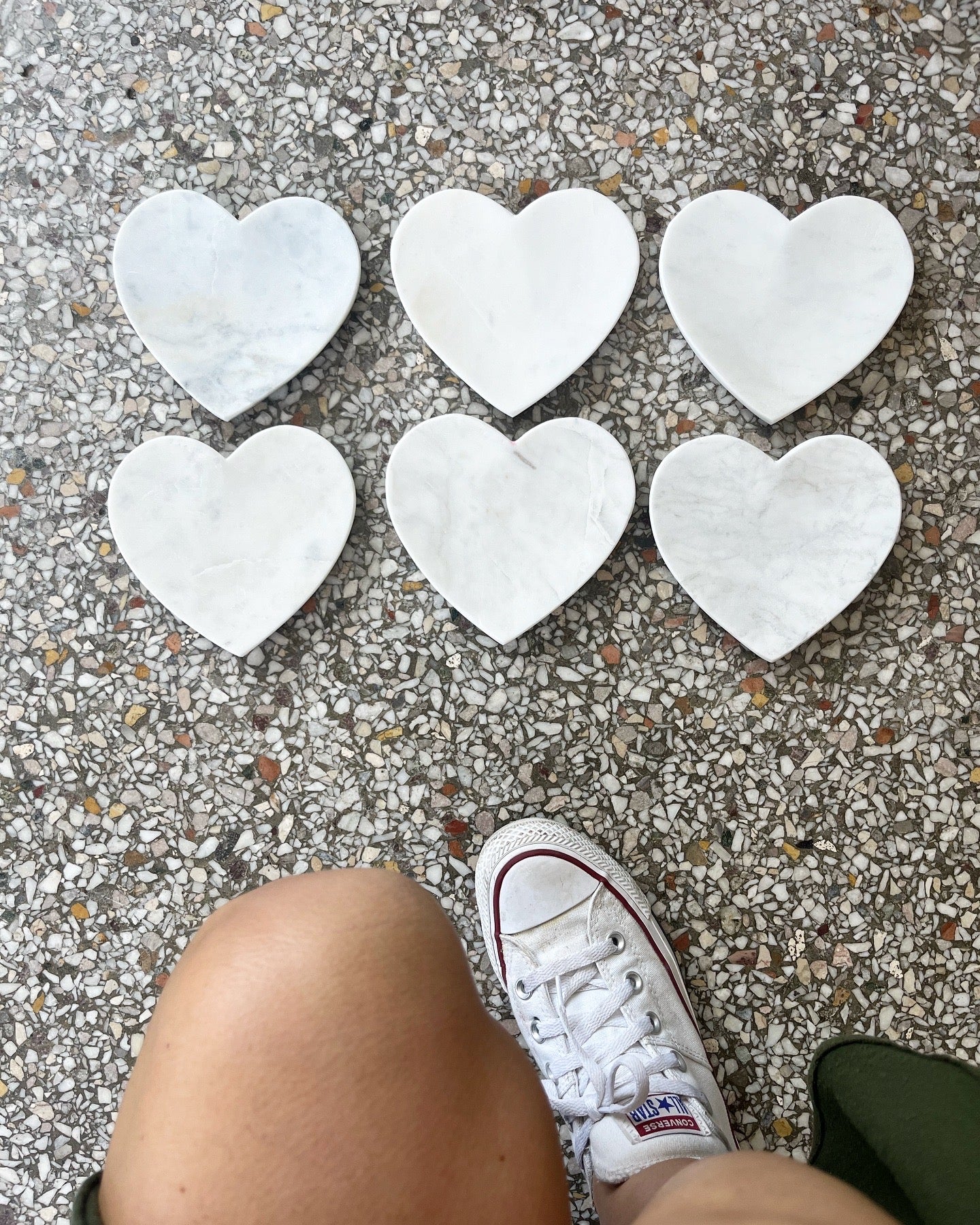 Simply White Heart Tray