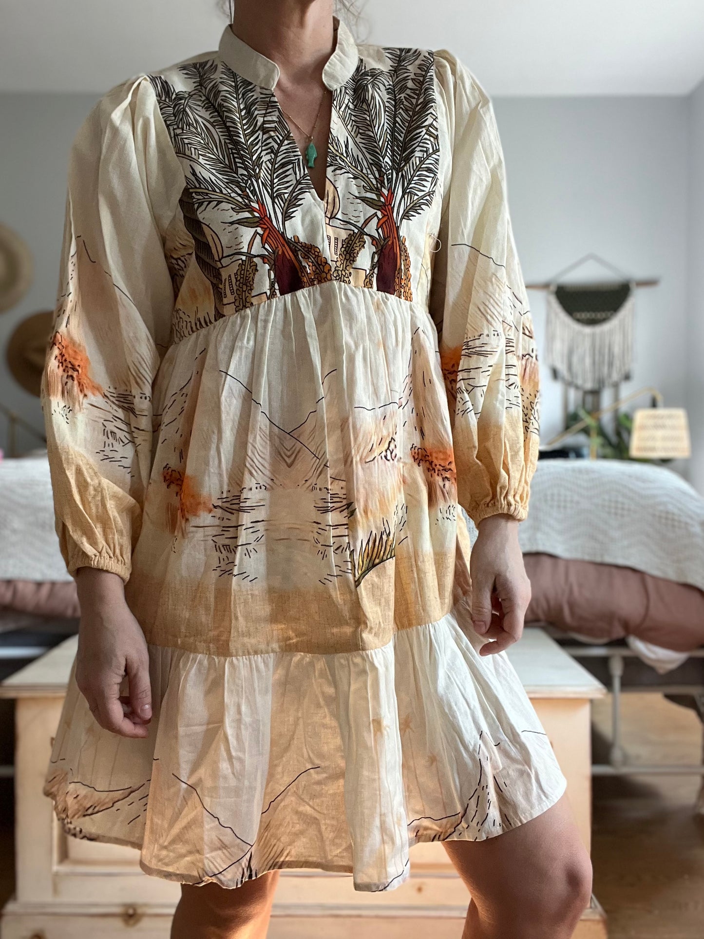 Silver cat Indie dress SIZE medium