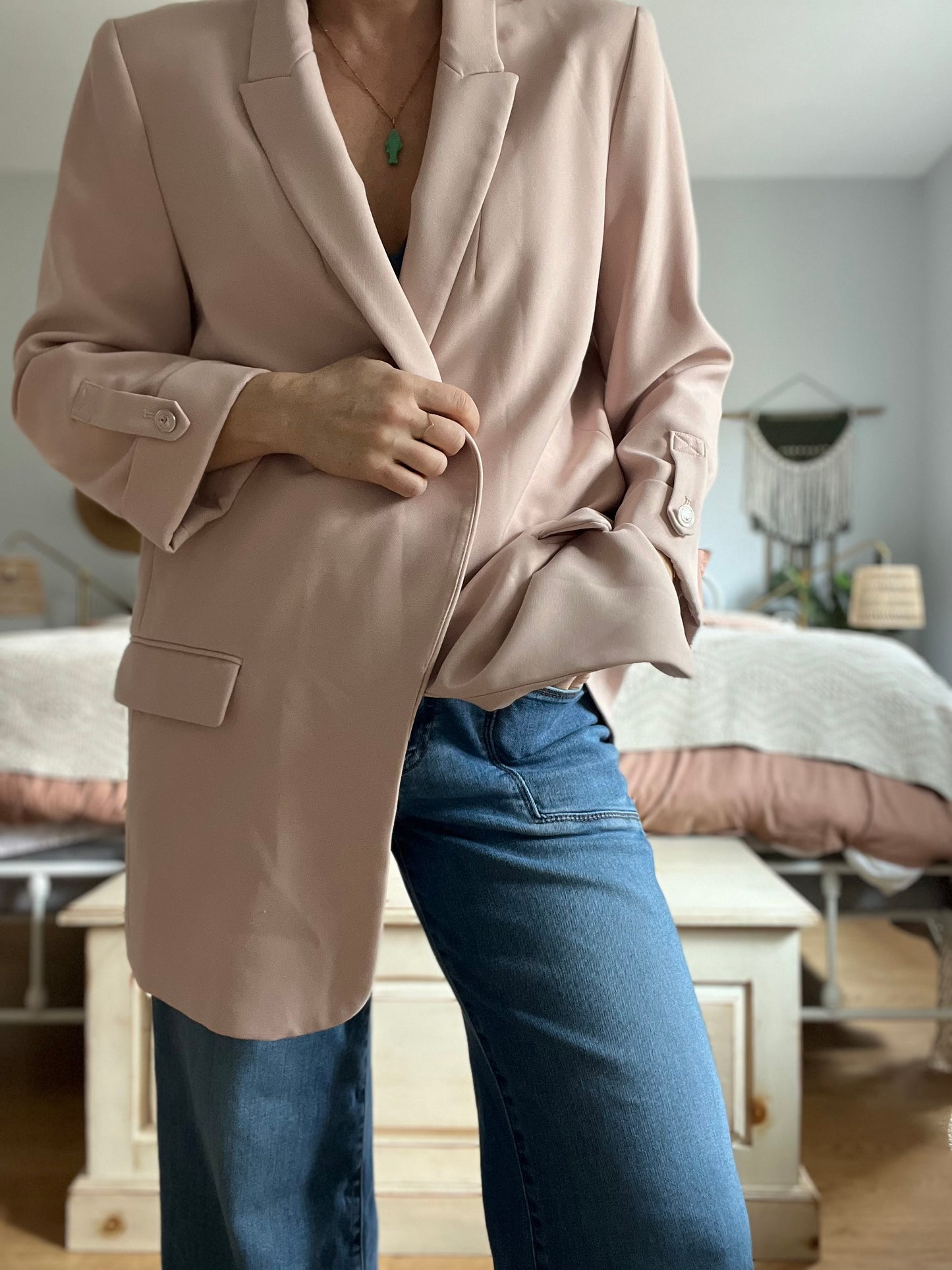 Blush blazer SIZE large