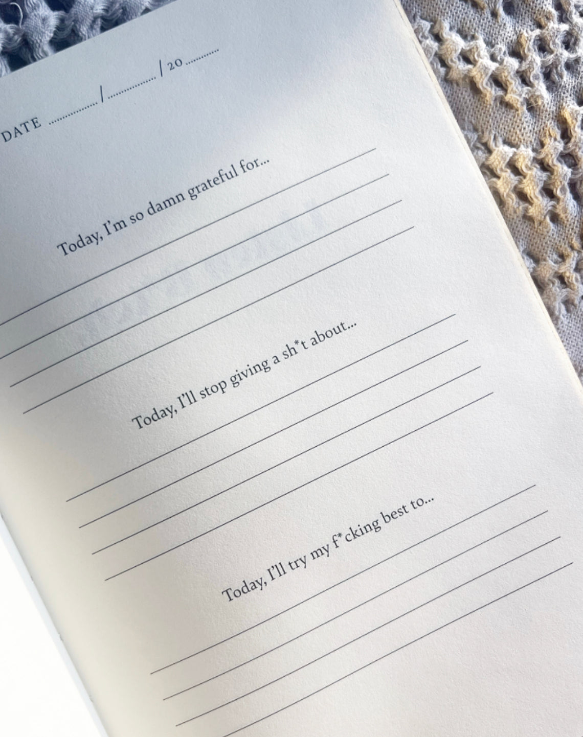Listen B*tch Affirmation Journal