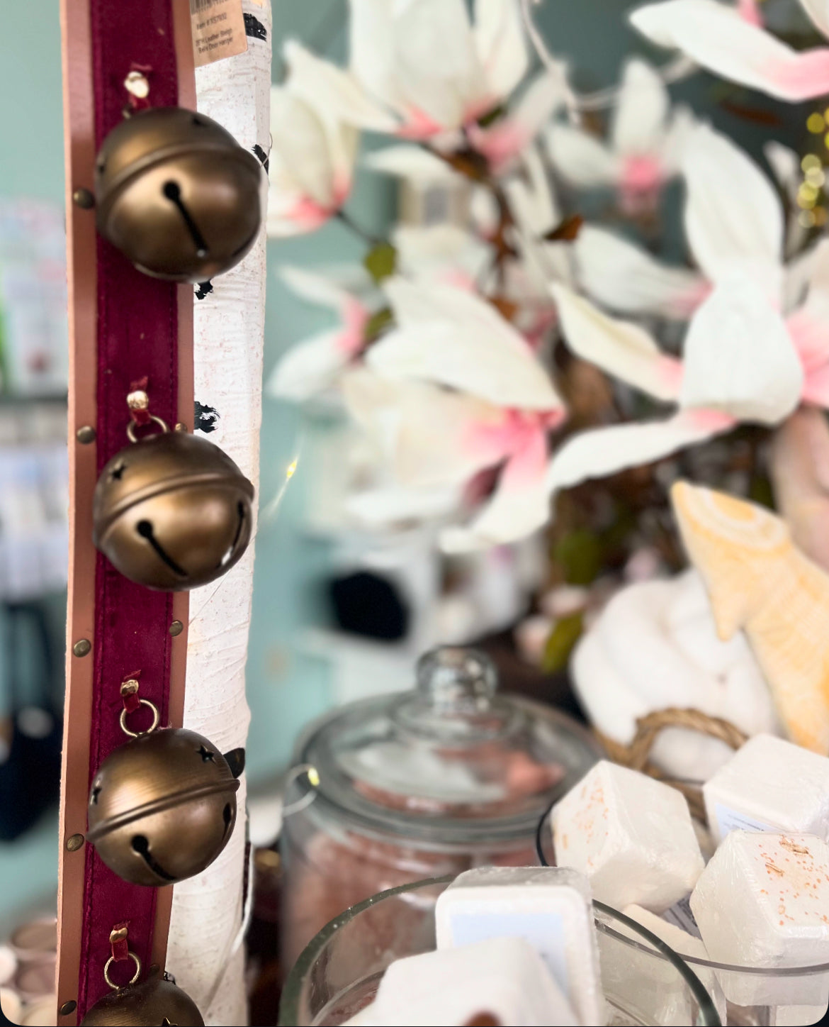 Hanging Reindeer Sleigh Bells