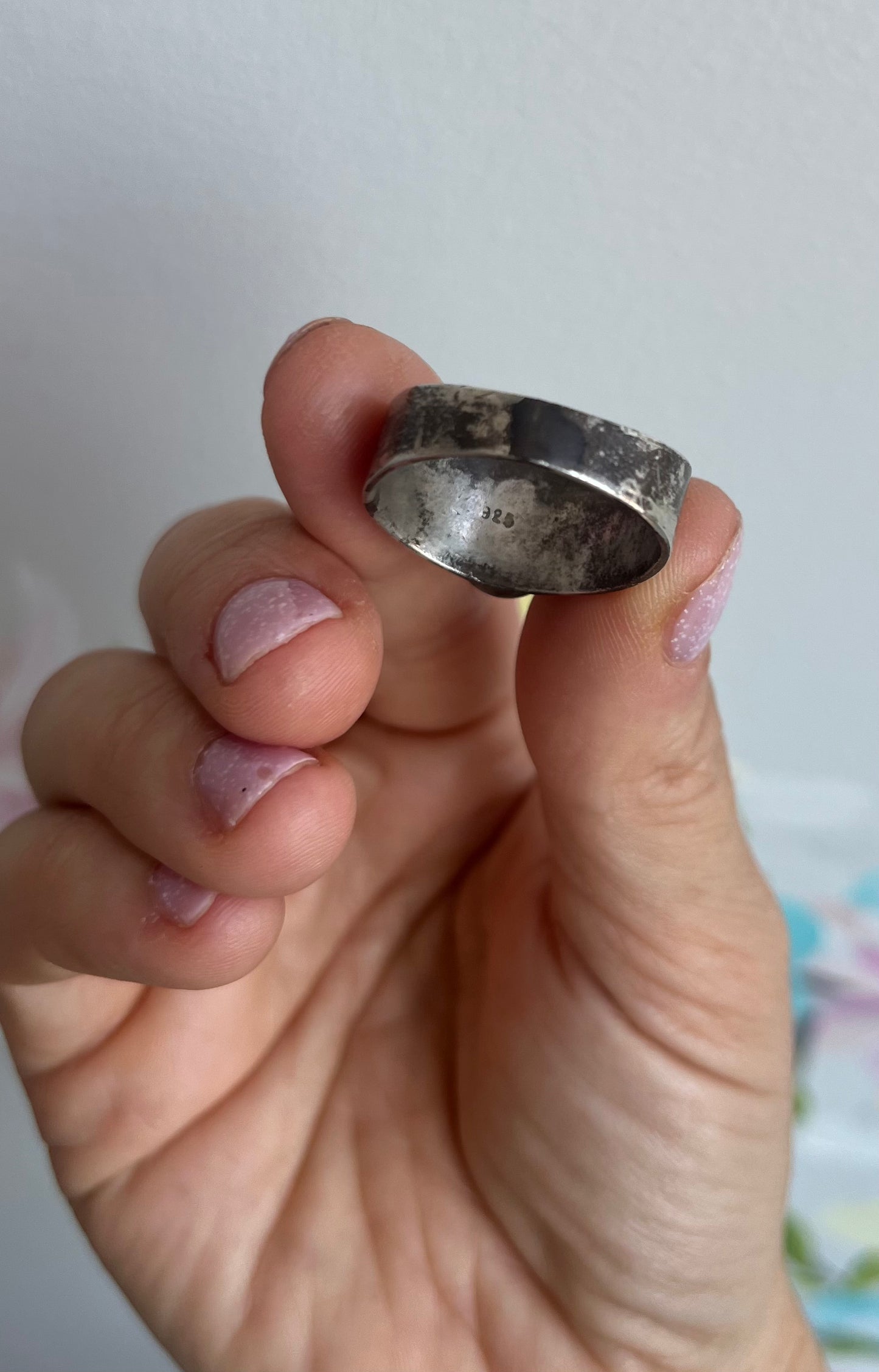 Laramar Sterling Silver Vintage Ring SIZE 10 approx