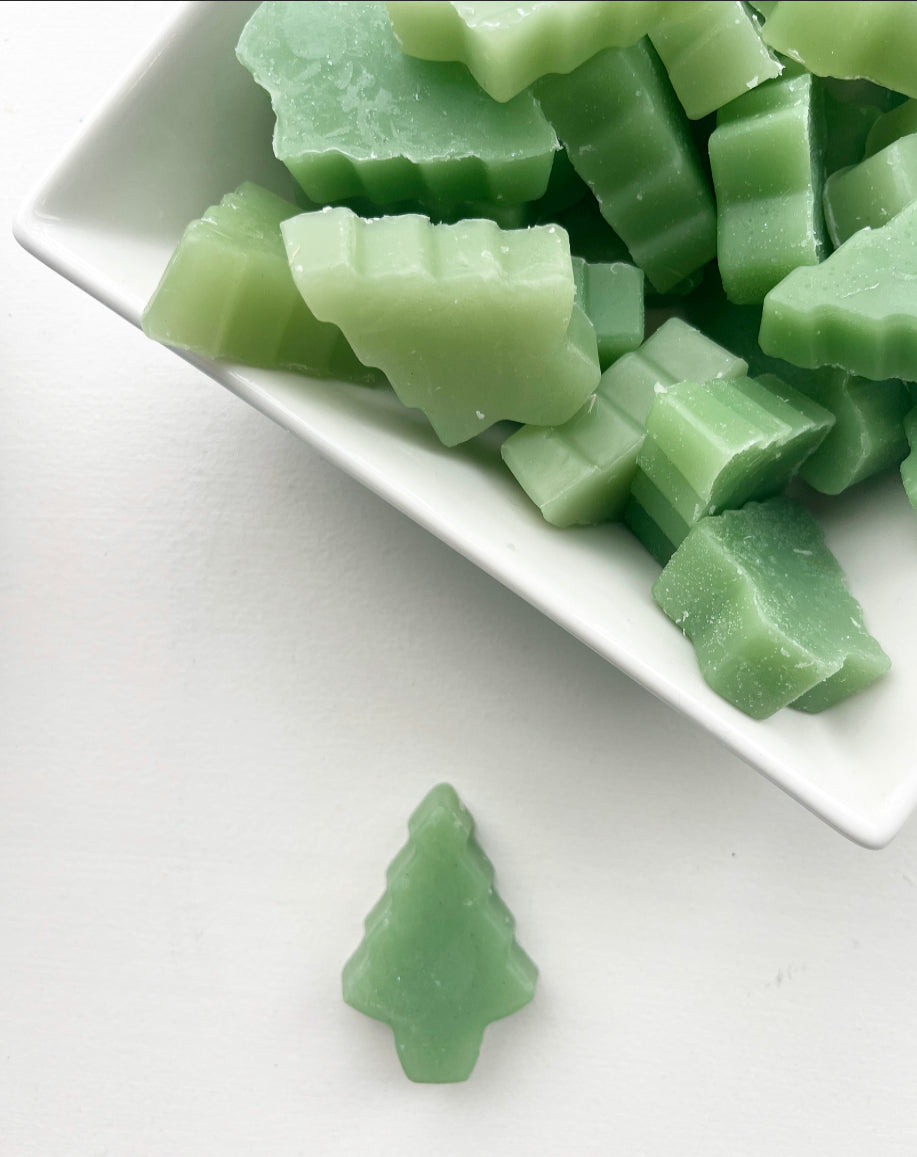 Mini Christmas Tree Soaps