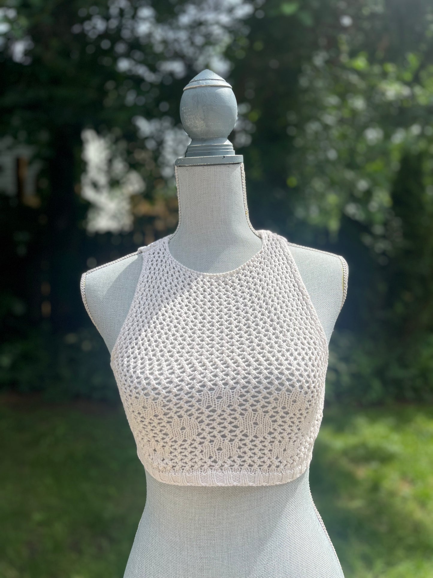 Knit crop top NO SIZE fits small
