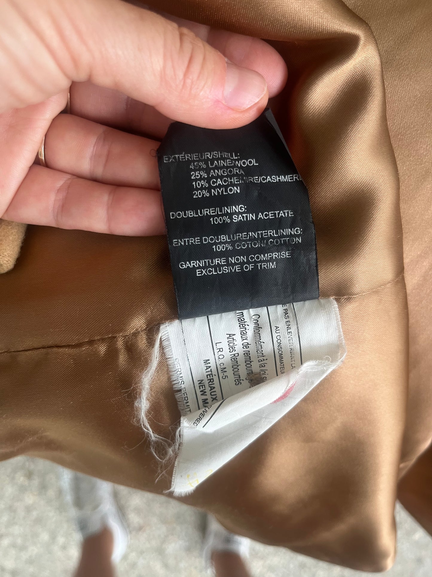 Vintage Irving Samuel Montreal Trench Coat SIZE 16