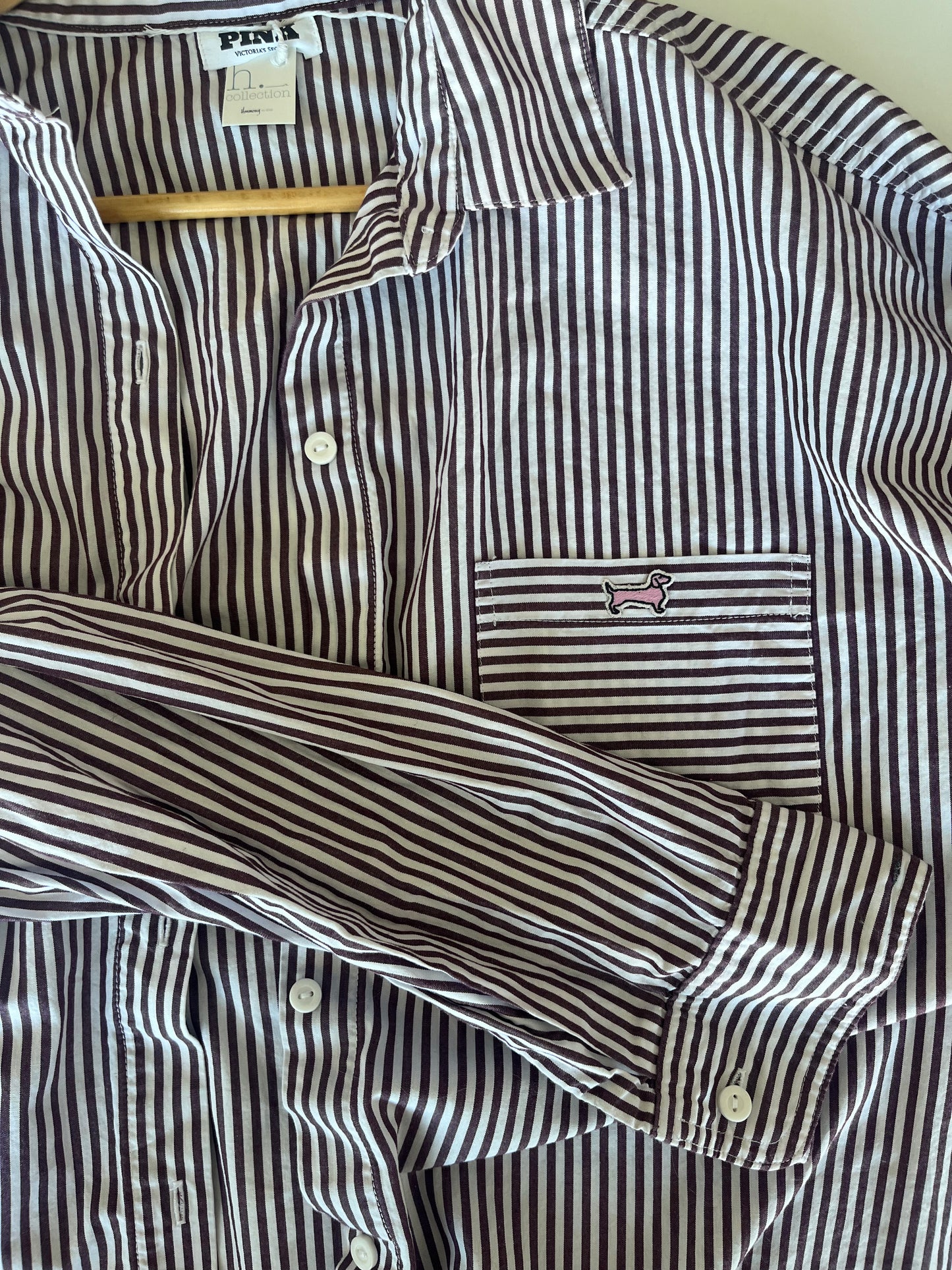 Striped 100% cotton VS shirt SIZE medium