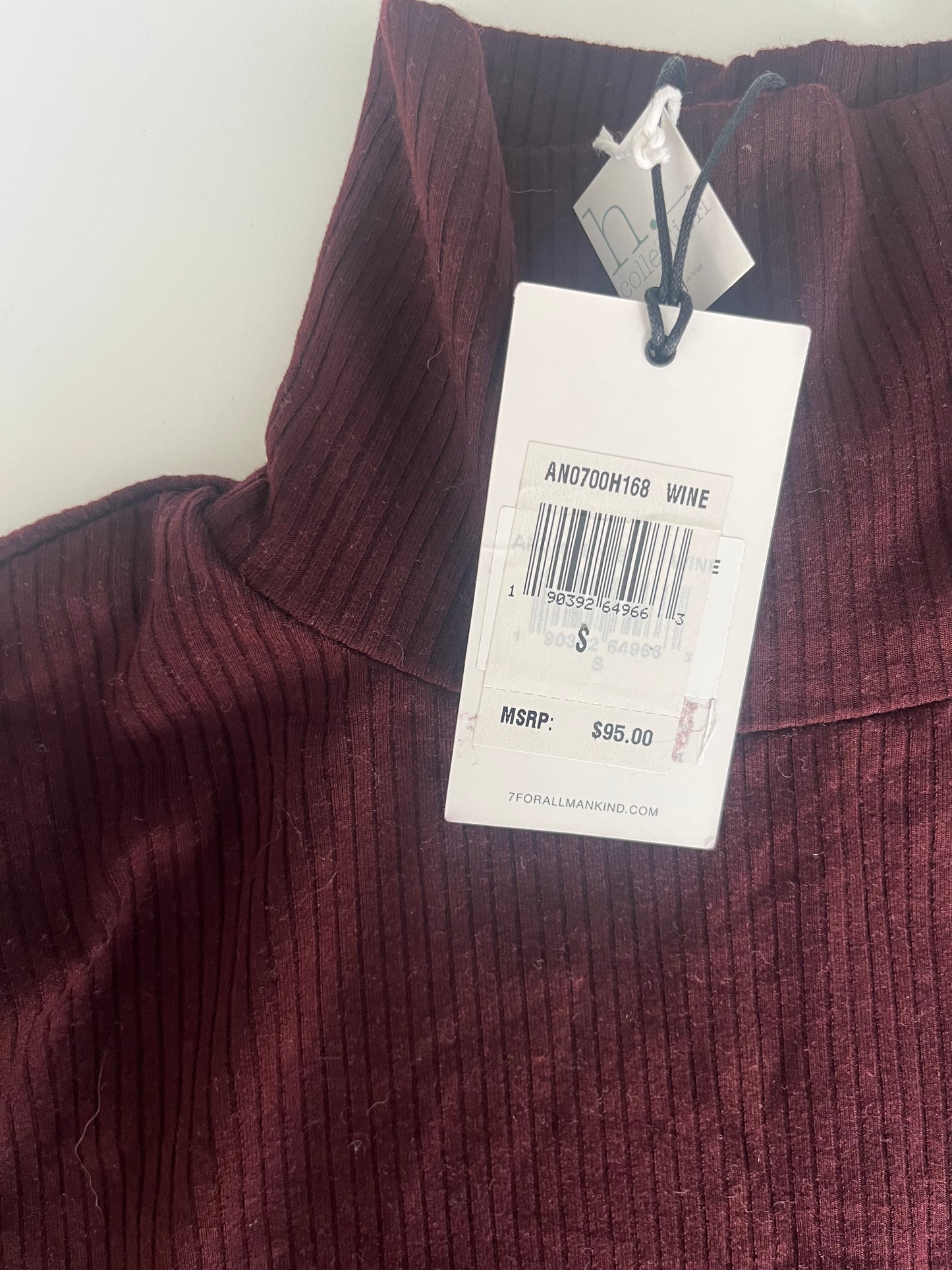 NWT Seven For All Mankind turtleneck SIZE small