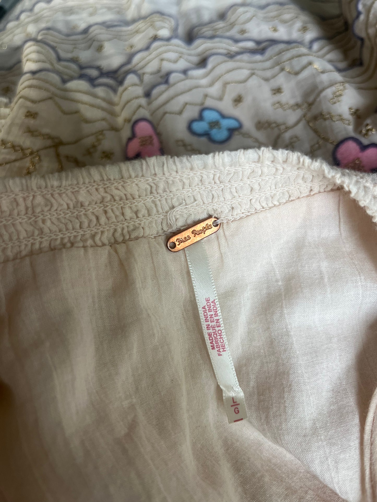 FREE PEOPLE tank SIZE large 100% cotton