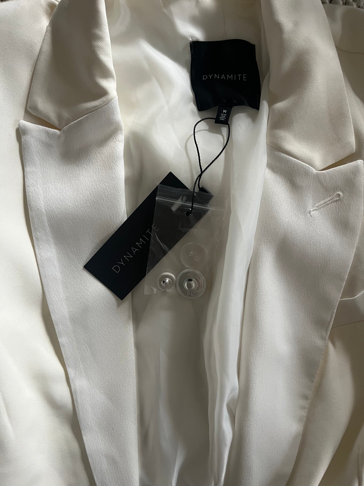 NWT cream blazer SIZE medium