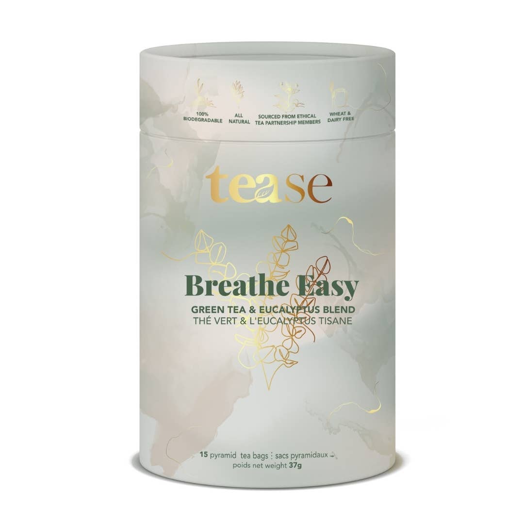 Breathe Easy| All Natural Tea Blend | Biodegradable Tea Bags