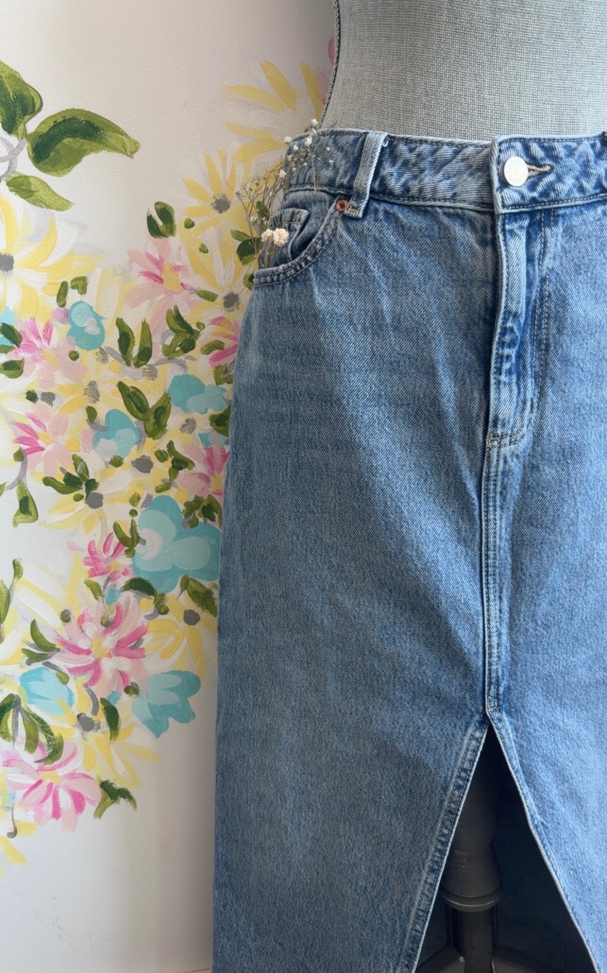 Three Hearts Denim skirt SIZE small