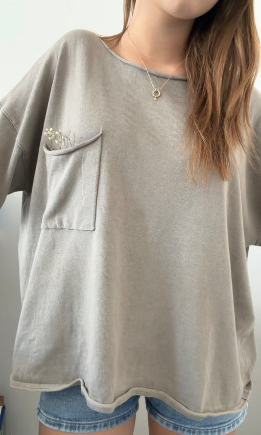 Pocket tee NO SIZE (fits like a large)