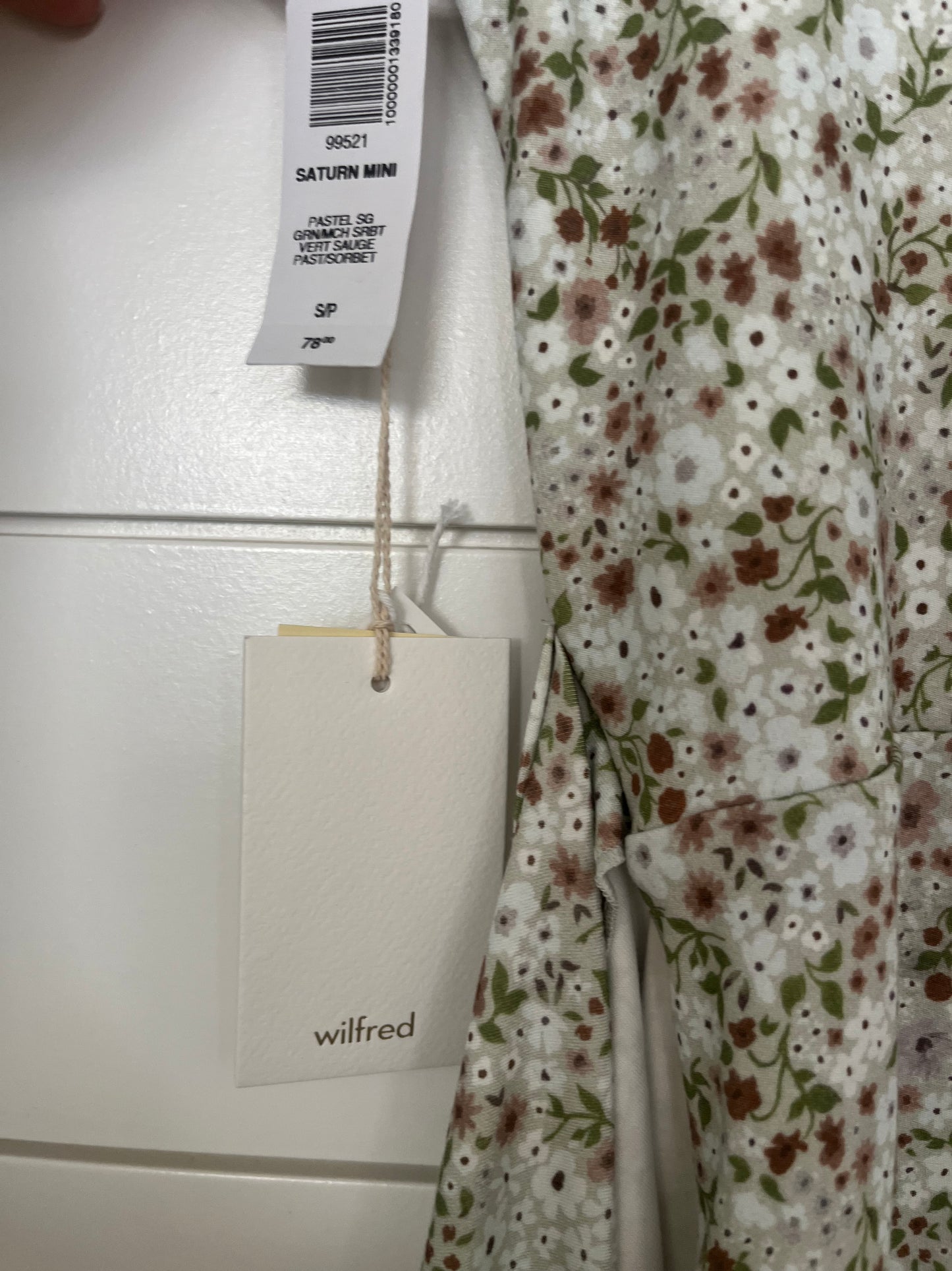 Wilfred wrap dress SIZE small