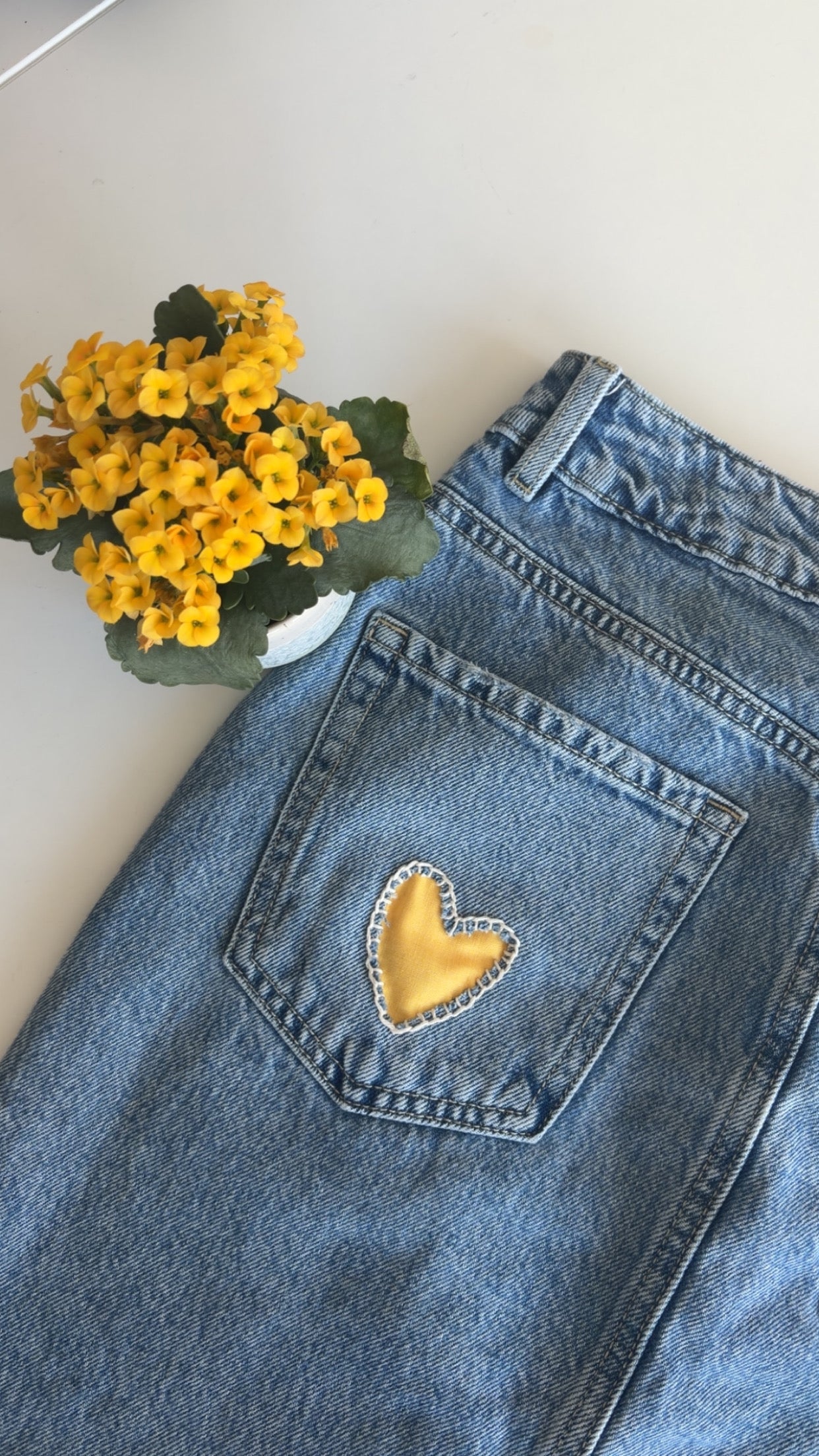 Three Hearts Denim skirt SIZE small