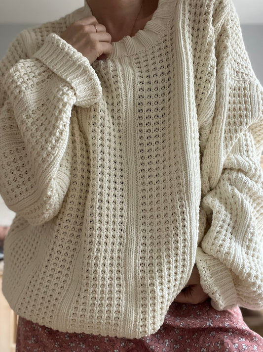 North Country 100% cotton sweater SIZE large