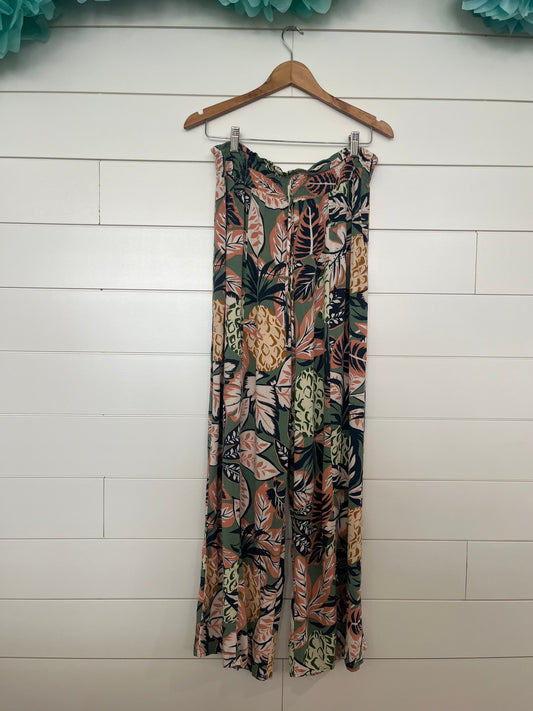 Floral jungle pants SIZE medium
