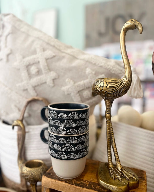 Flamingo tea light holder