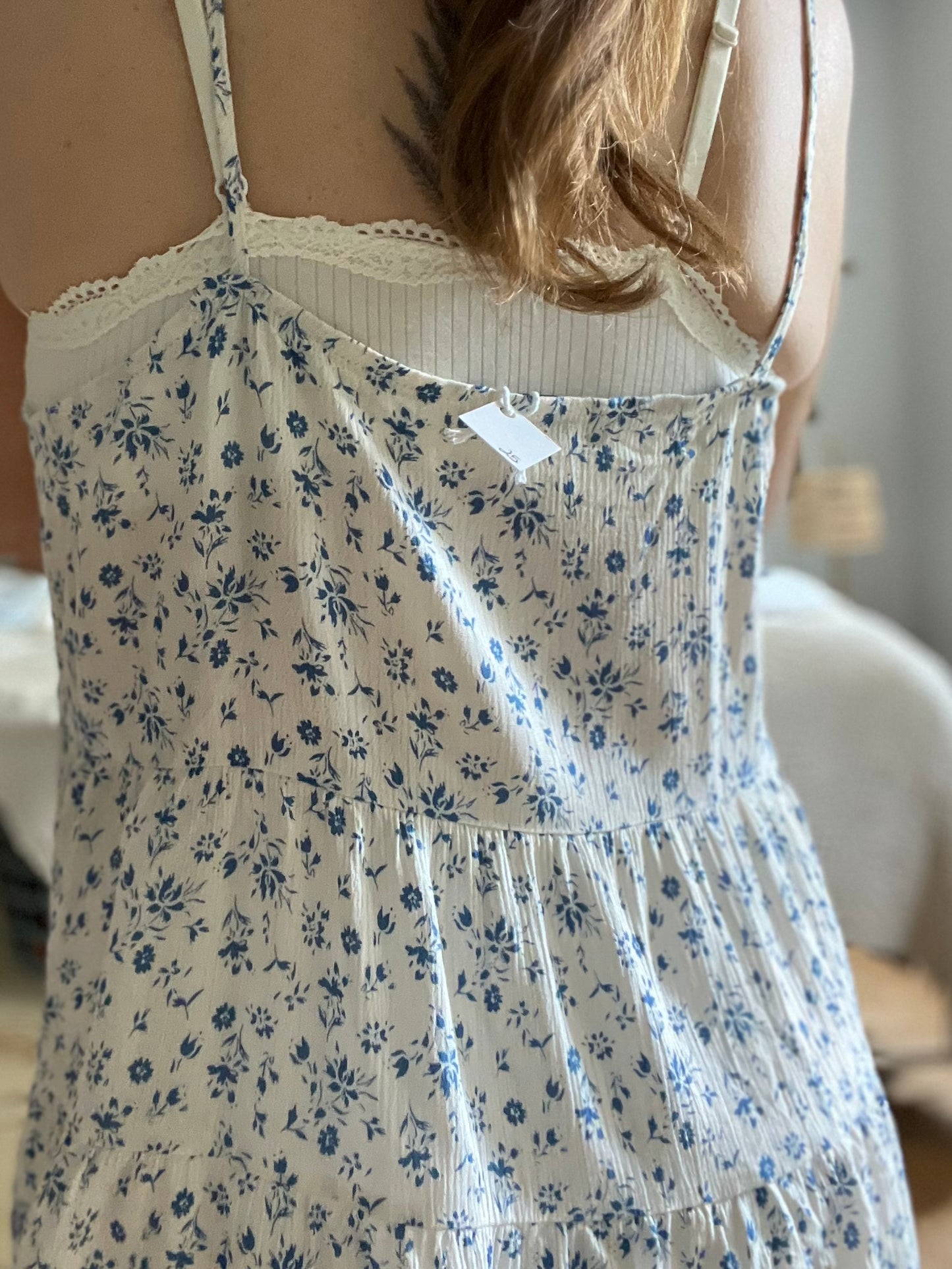 Paper Crane floral tank NO SIZE fits medium/large