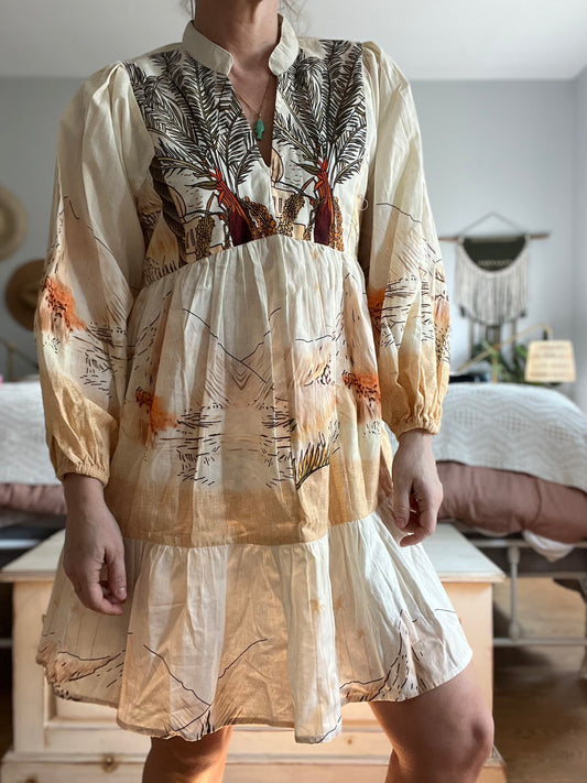 Silver cat Indie dress SIZE medium