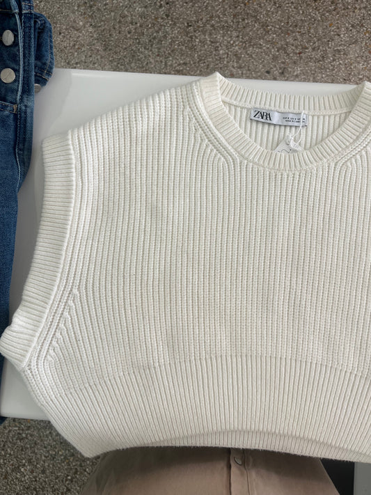 Zara crop sweater SIZE small