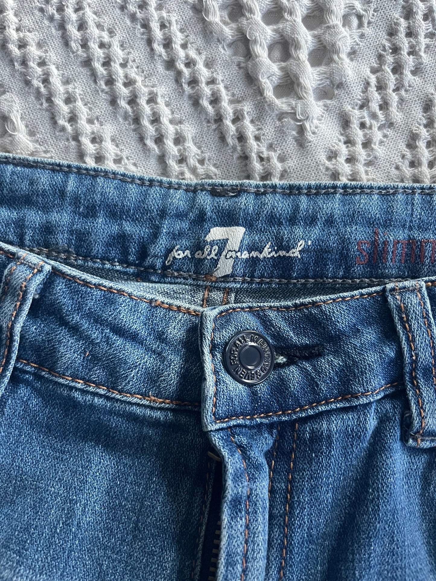 7 For all Mankind “SLIMMY” about a size 27