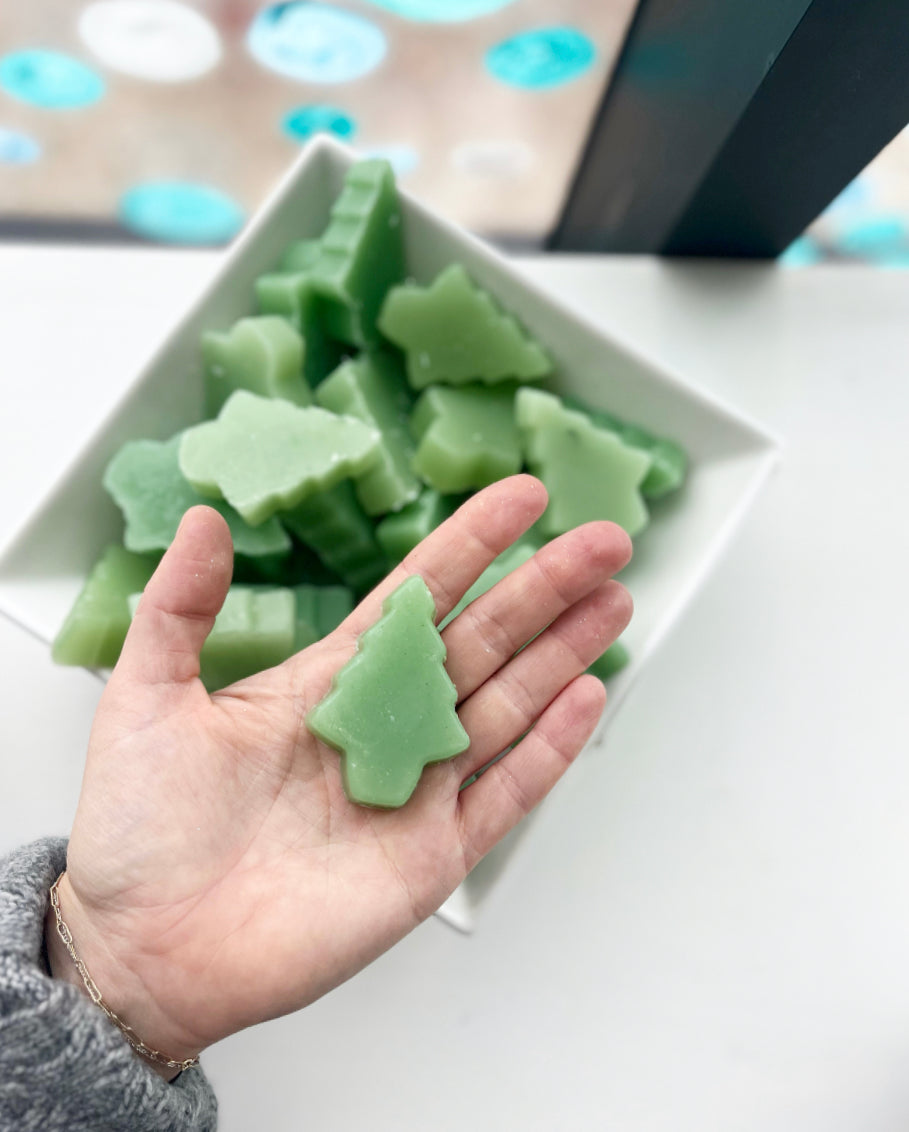 Mini Christmas Tree Soaps
