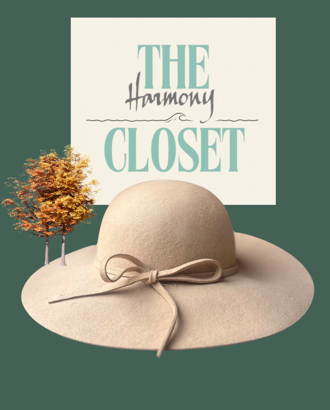 100% wool hat with bow