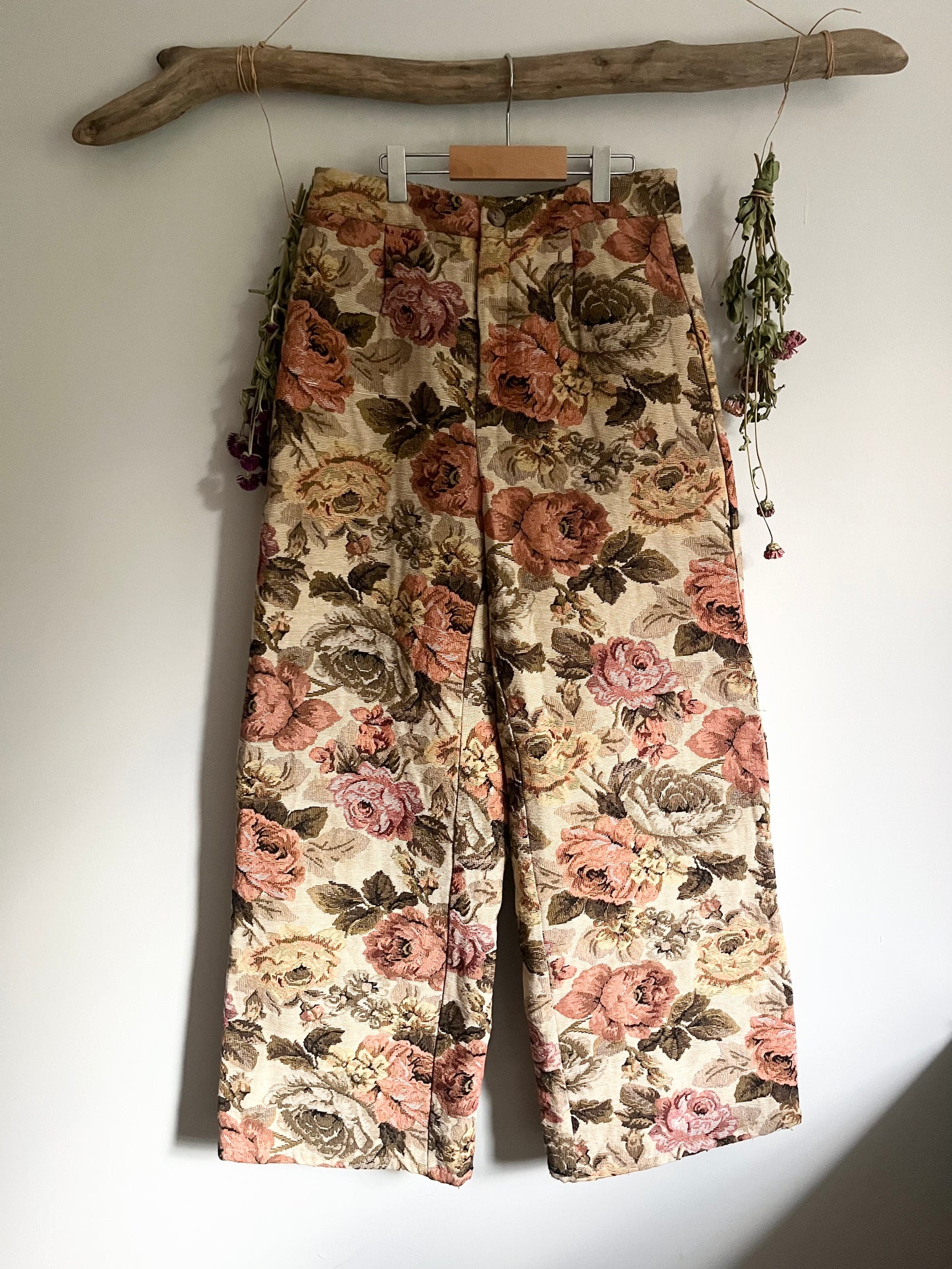 CIDER floral wide leg pants SIZE small