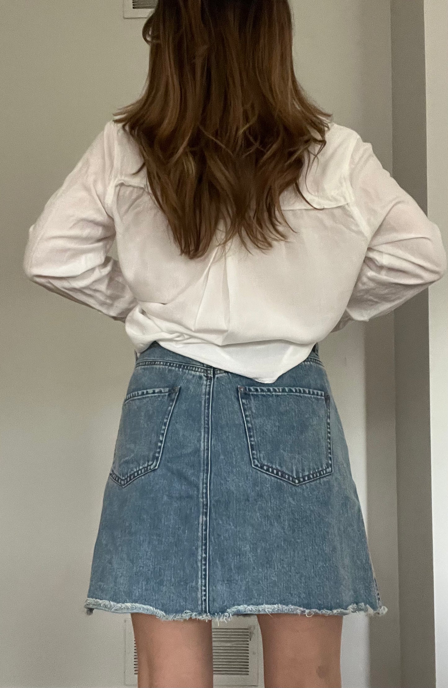 Short denim Skirt SIZE small