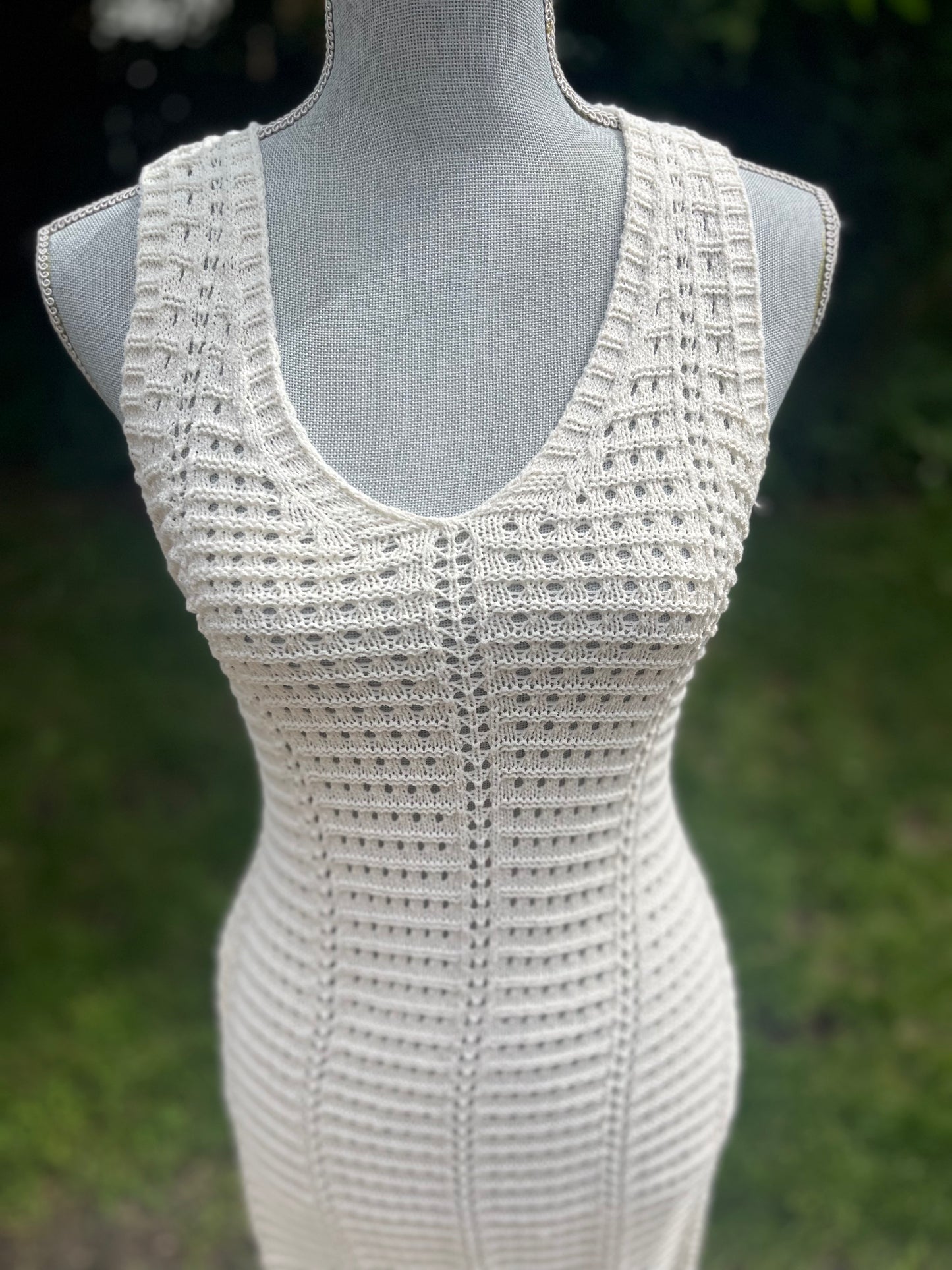 Knit dress/cover up NO SIZE (fits small/medium)