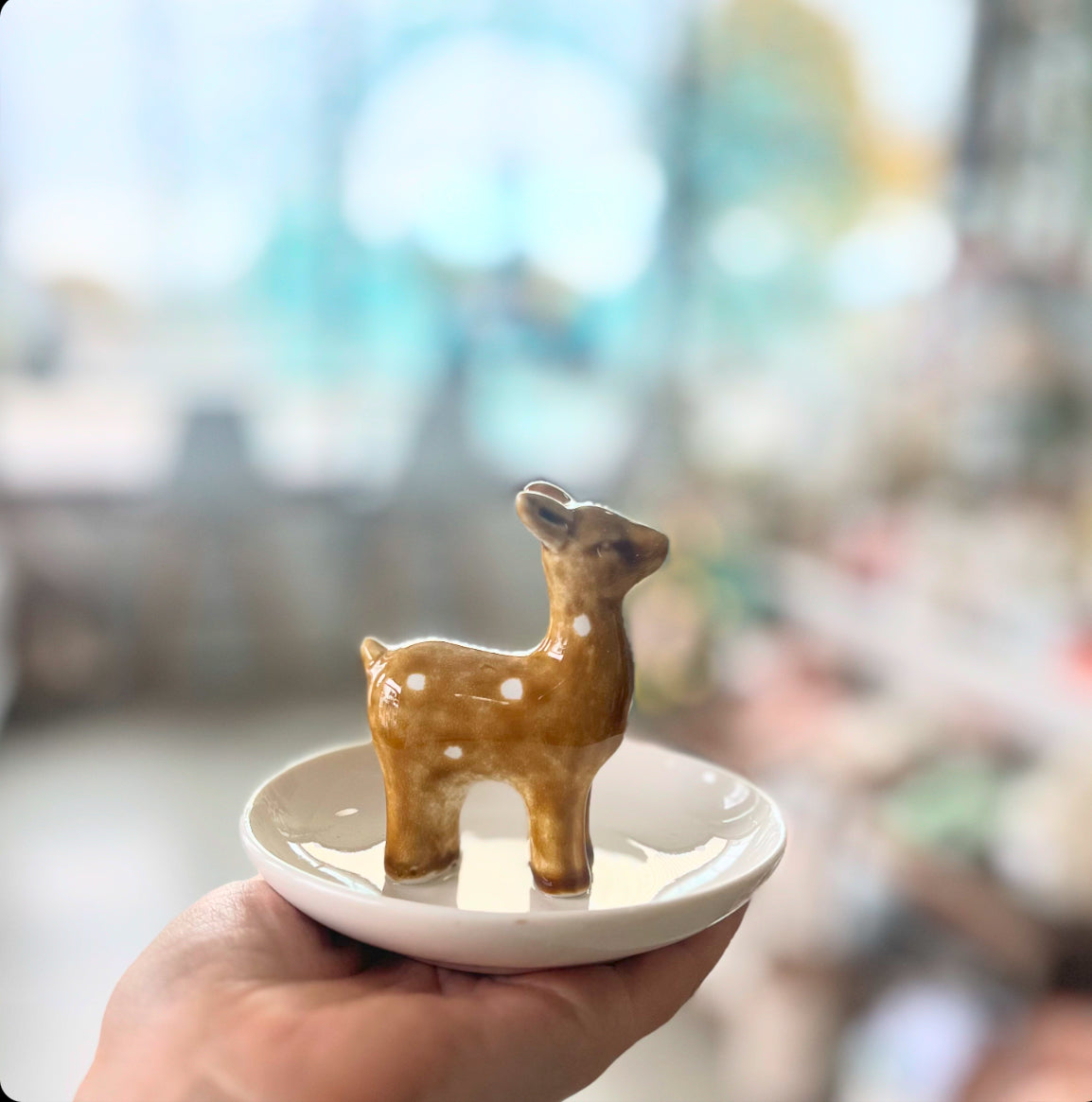 Little deer jewelry dish/tray