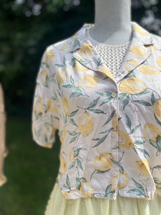 Lemon button up SIZE small
