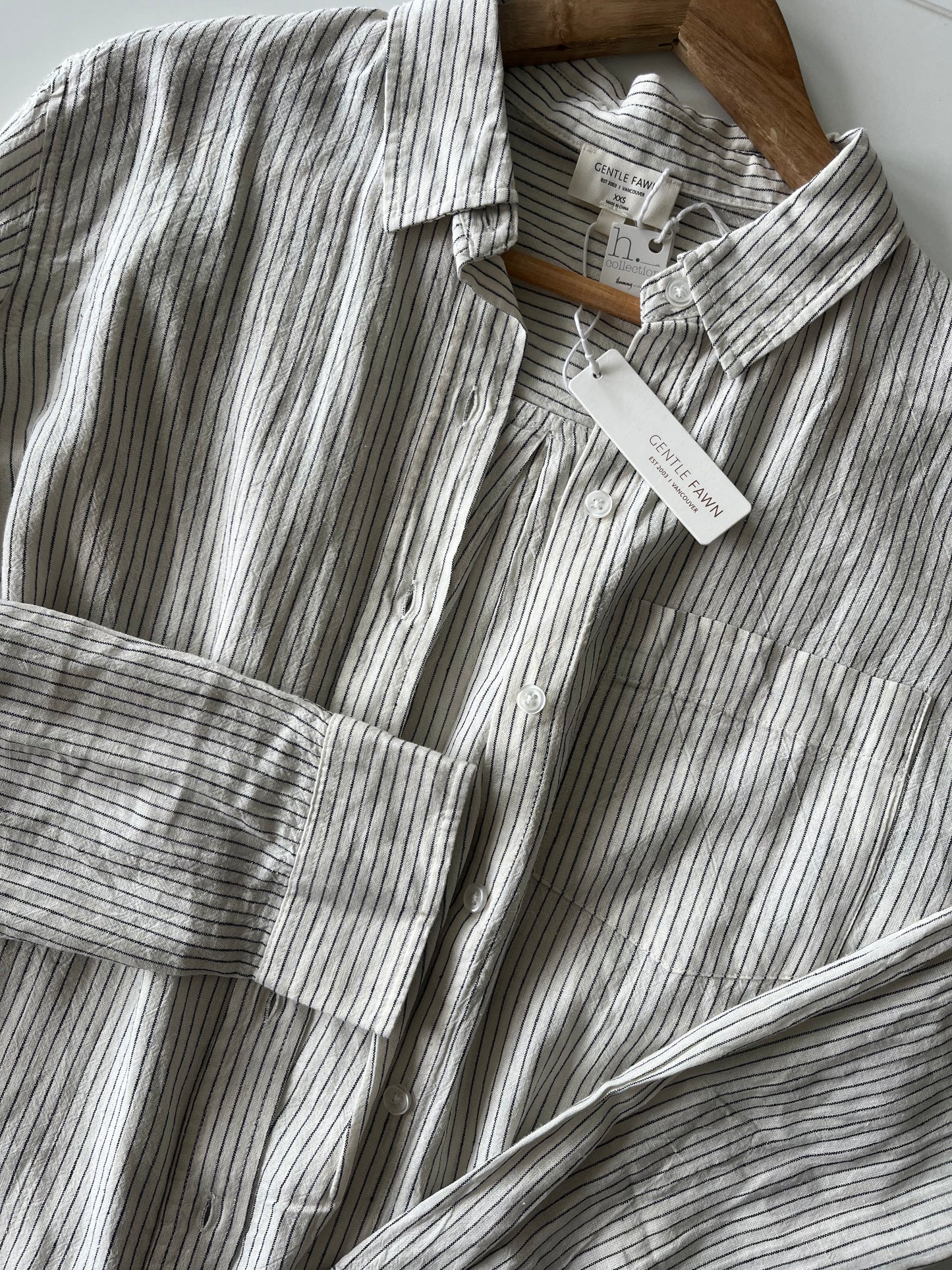 Gentle Fawn NWT striped shirt SIZE XXS