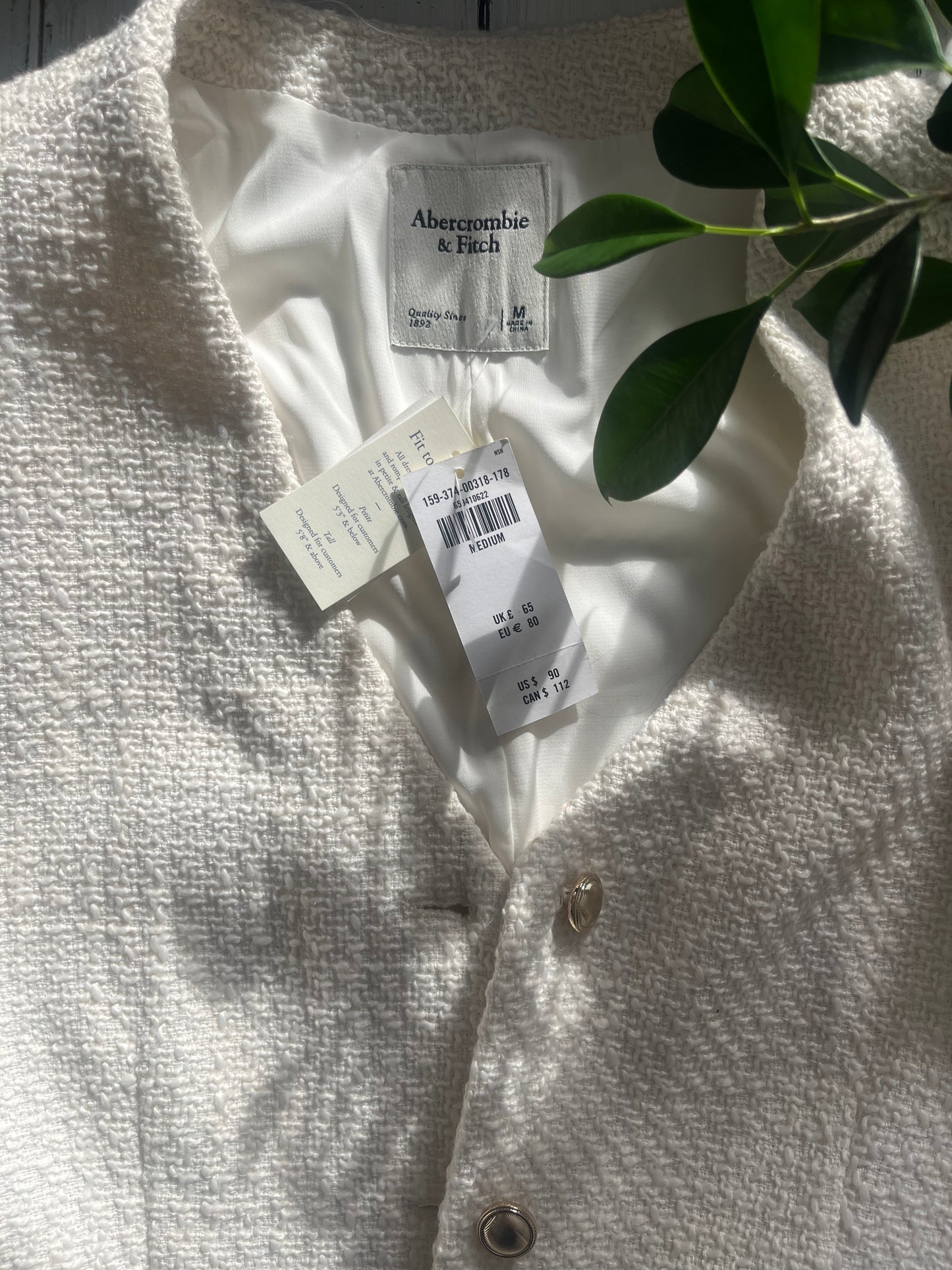 NWT button-up dress And/Or vest SIZE medium