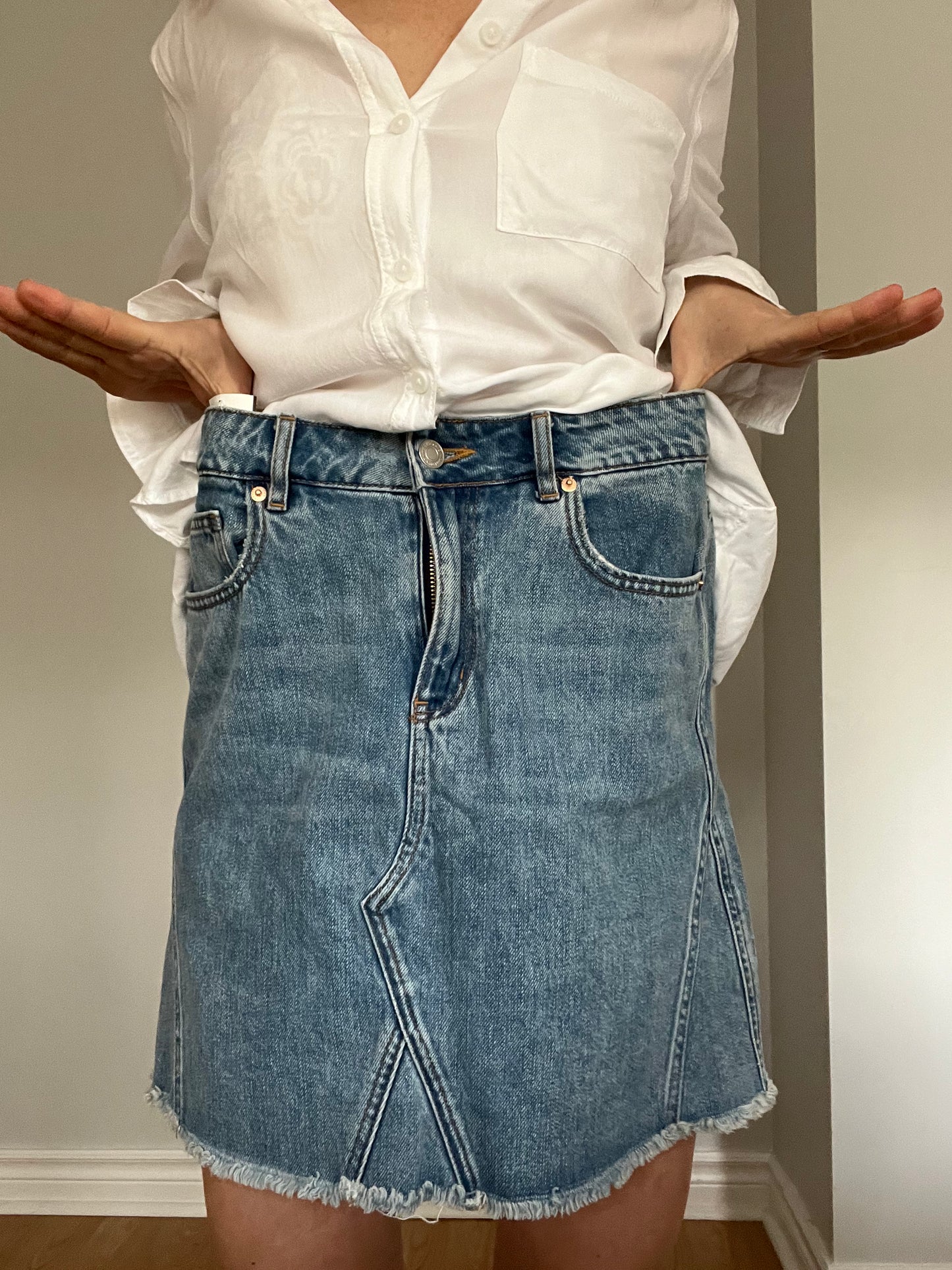 Short denim Skirt SIZE small