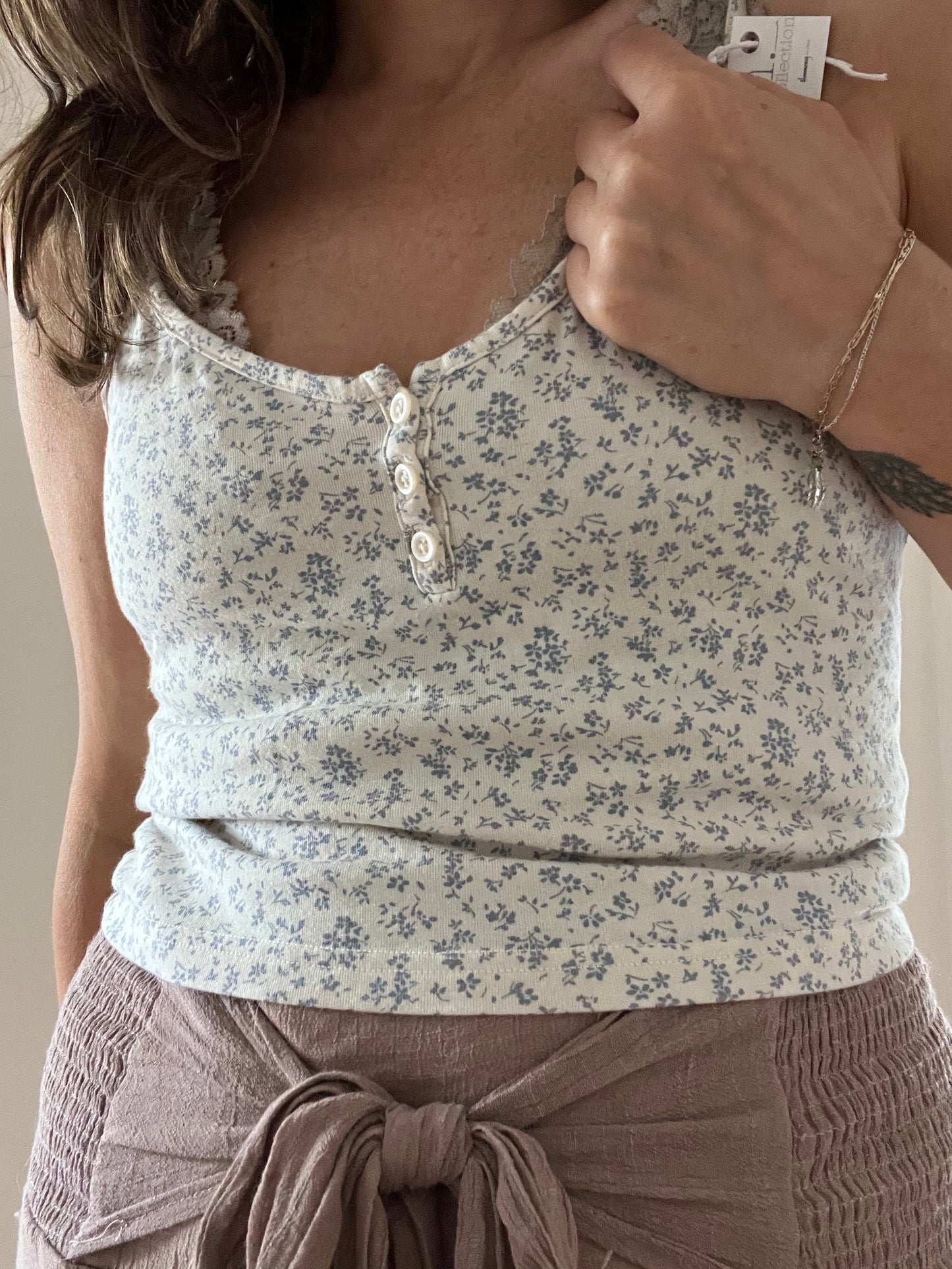 Brandy Melville floral tank