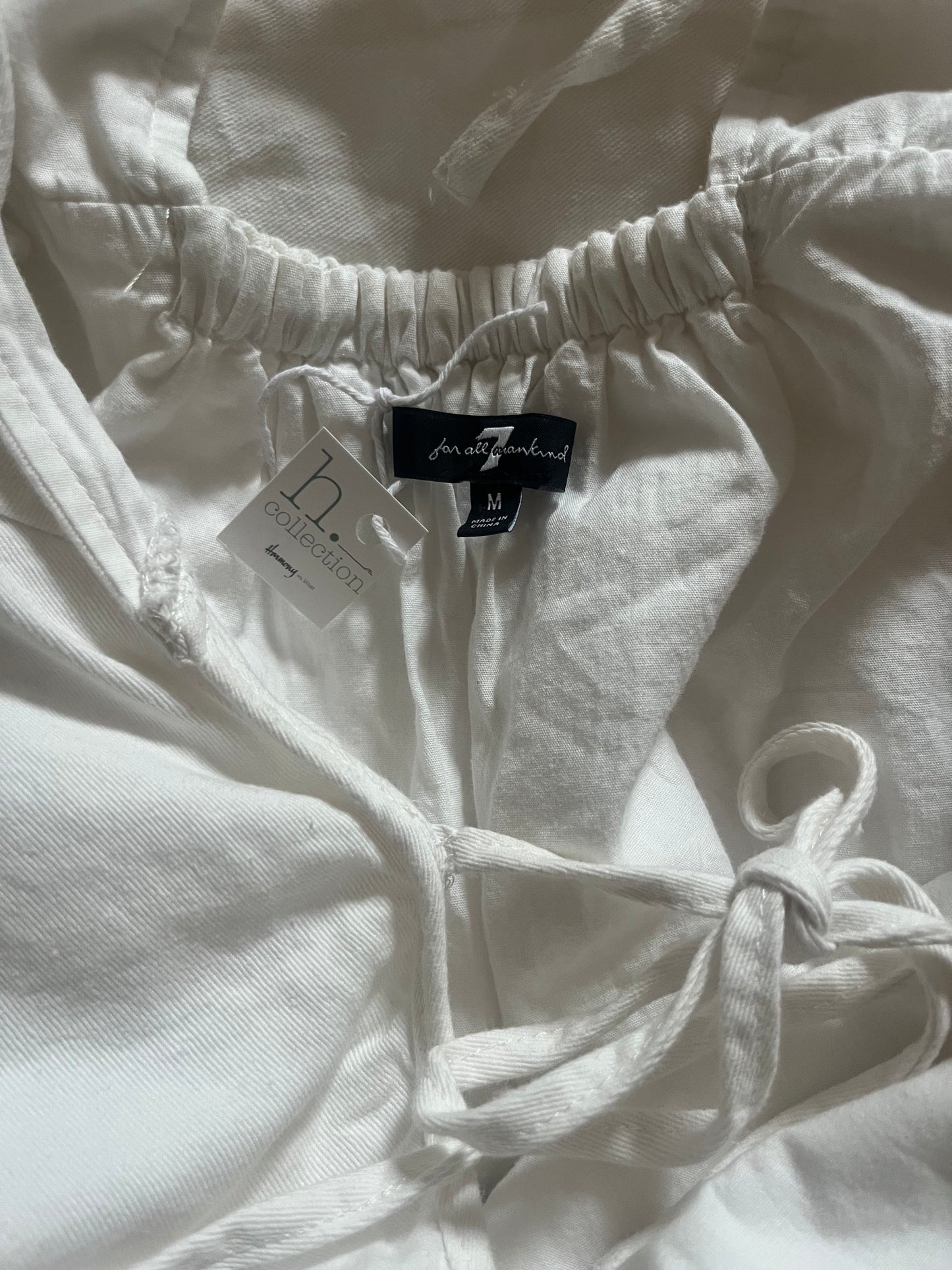 7 for all mankind white dress SIZE medium
