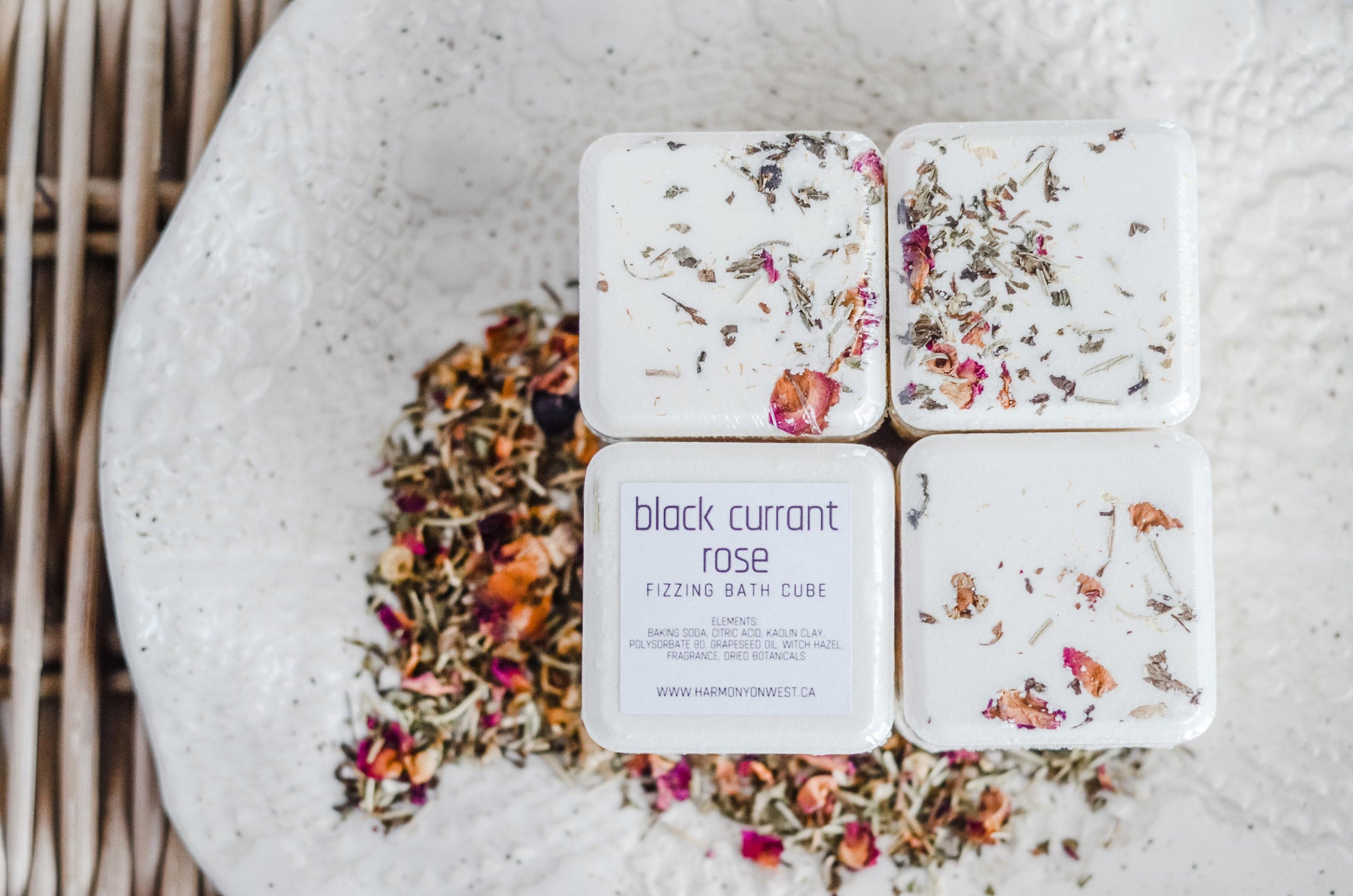 Bath Bomb | Black Currant Rose - Harmony On West